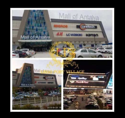 Close Airport,Mall Of Antalya Shopping Center,Tram Station Bagian luar foto